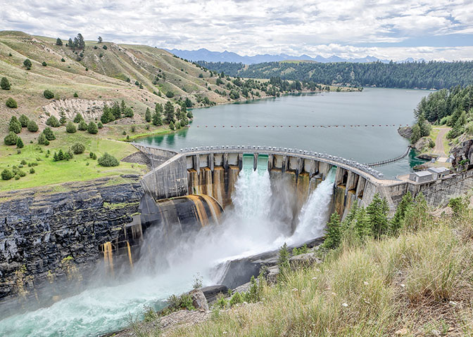 SKQ Dam Flathead Indian Reservation
