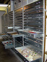 Our new state of the art storage unit for our Native American collection