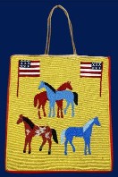 Native American beaded bag