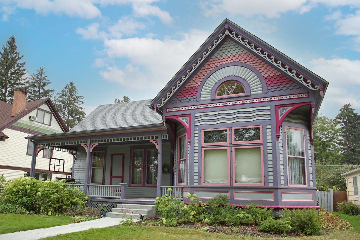 The McIntosh house in Kalispell, Montana